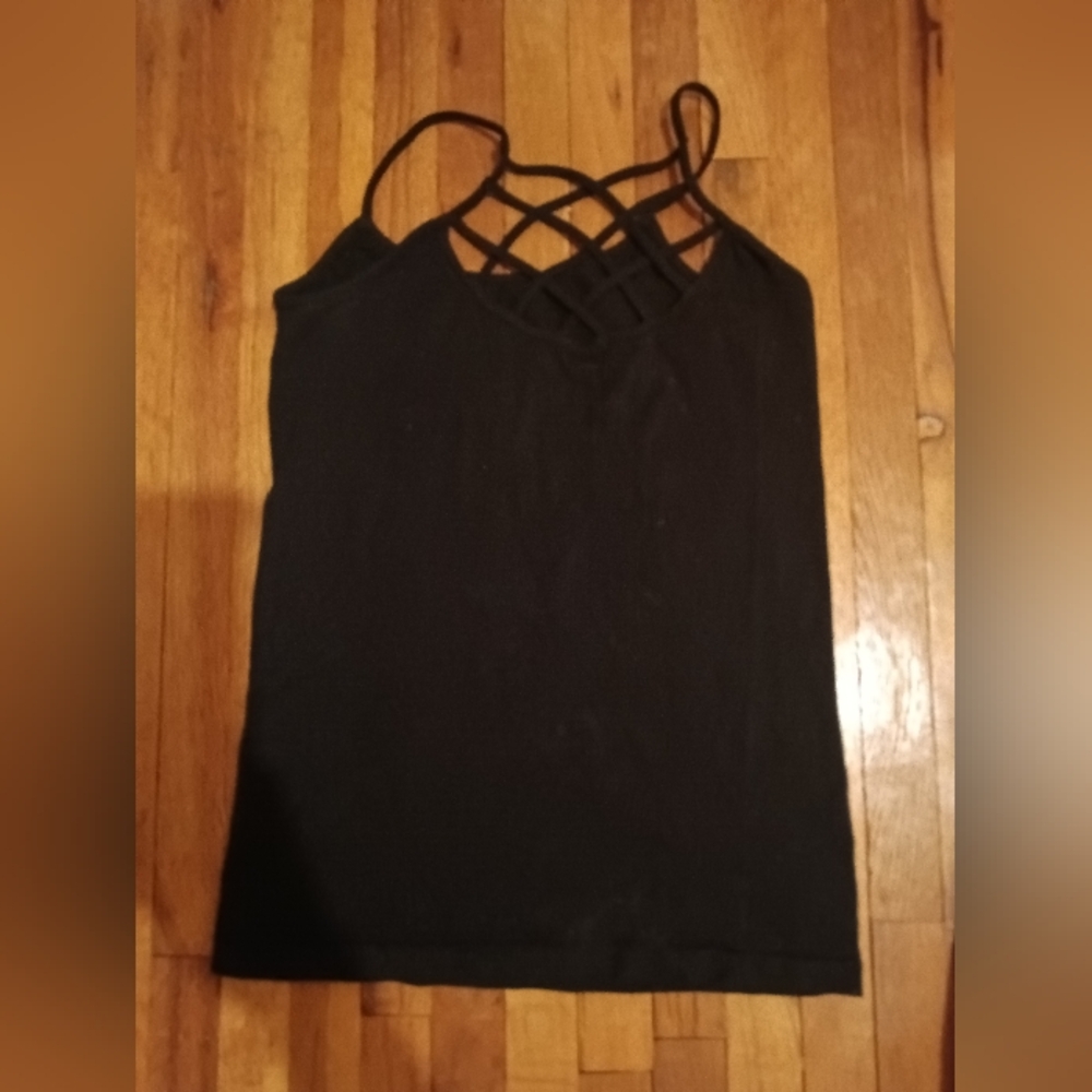 Black Strappy Camisole - Picture 2 of 2